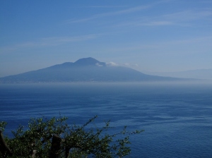Mount Vesuvius from Sorrento